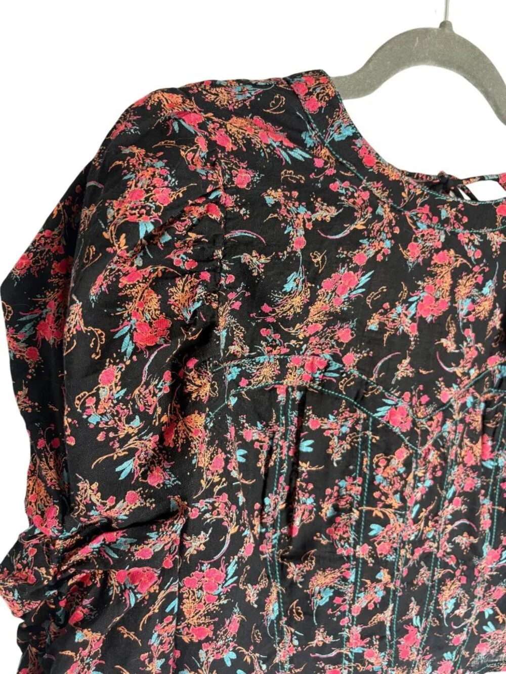NWT Free People Monica Floral Cropped Top-sz Medium